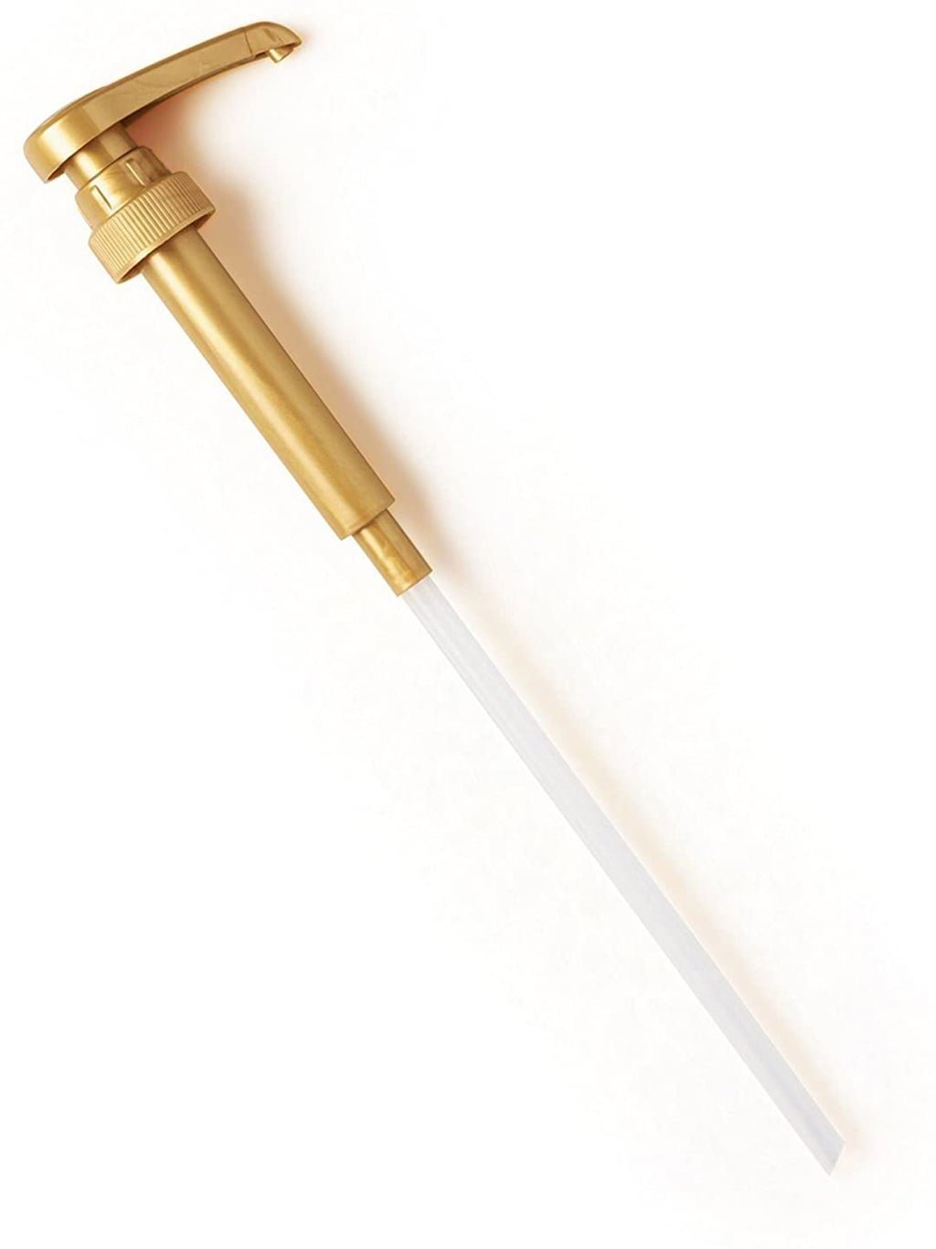Universal Gold Syrup Pump Compatible with 750ml Torani DaVinci and Jordans Bottles