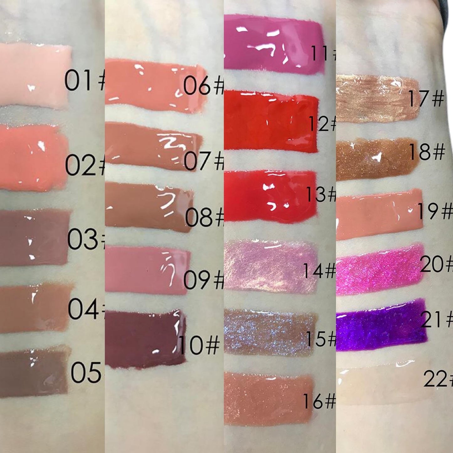 Vegan Lip Gloss for Dry, Thinning Lips – High-Shine, Non-Sticky Hydration, Gluten-Free & Nut-Free