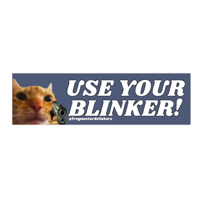 Use Your Blinker! (Gun Cat)