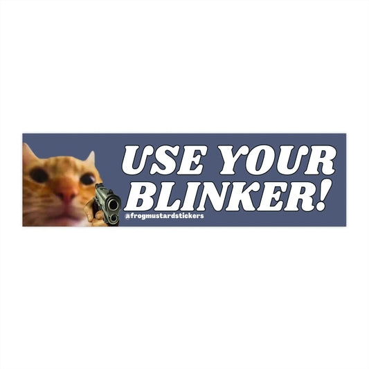 Use Your Blinker! (Gun Cat)