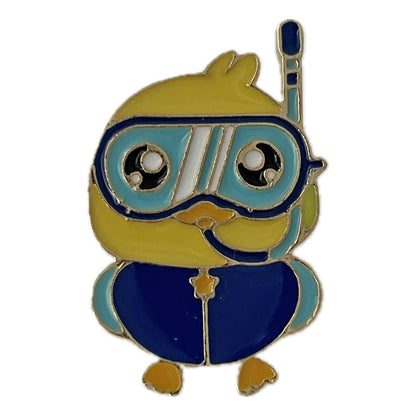 What the Duck Cute Yellow Ducky Enamel Pin