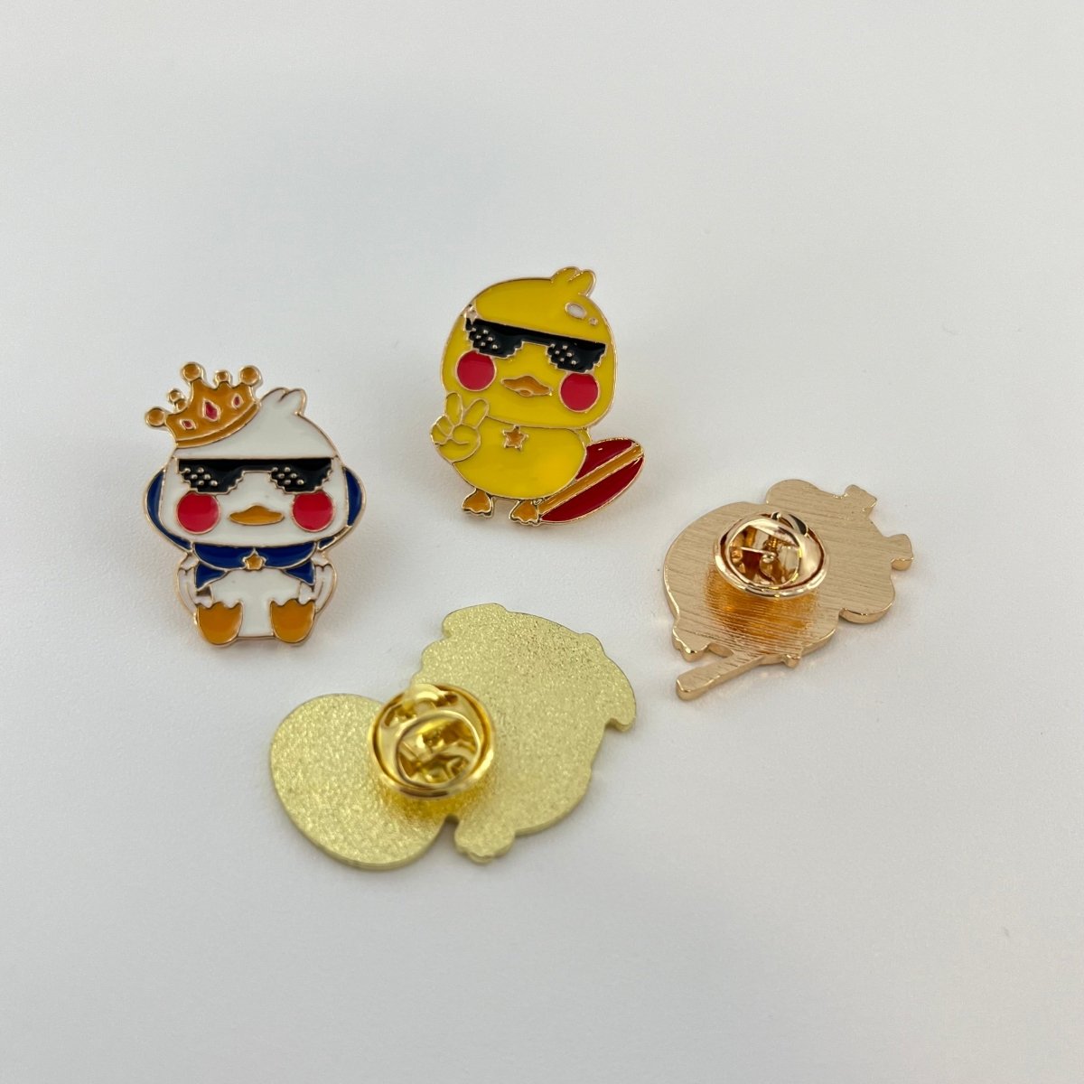 What the Duck Cute Yellow Ducky Enamel Pin