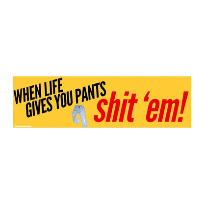 When Life Gives You Pants, Shit 'Em