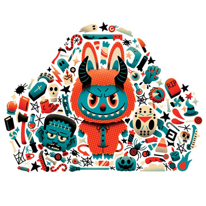 Wicked Cute Full Sleeve Tattoo - Temporary Kids Tattoo Sleeve