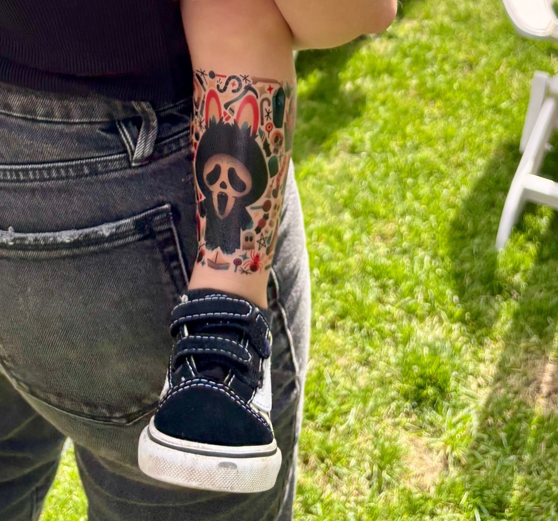 Wicked Cute Full Sleeve Tattoo - Temporary Kids Tattoo Sleeve