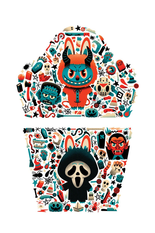 Wicked Cute Full Sleeve Tattoo - Temporary Kids Tattoo Sleeve