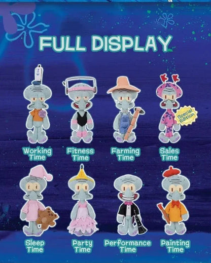 X11 Space SpongeBob SquarePants A Day in the Life of Squidward Blind Box Plush