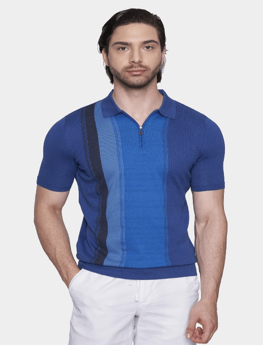 The Mercerized Cotton Polo (Ocean Tones)
