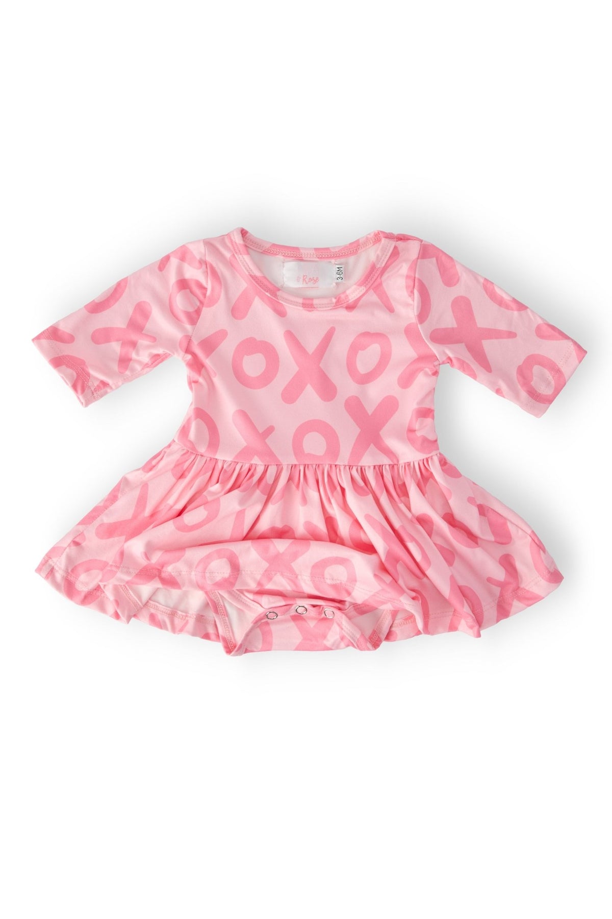XOXO 3/4 Sleeve Twirl Bodysuit
