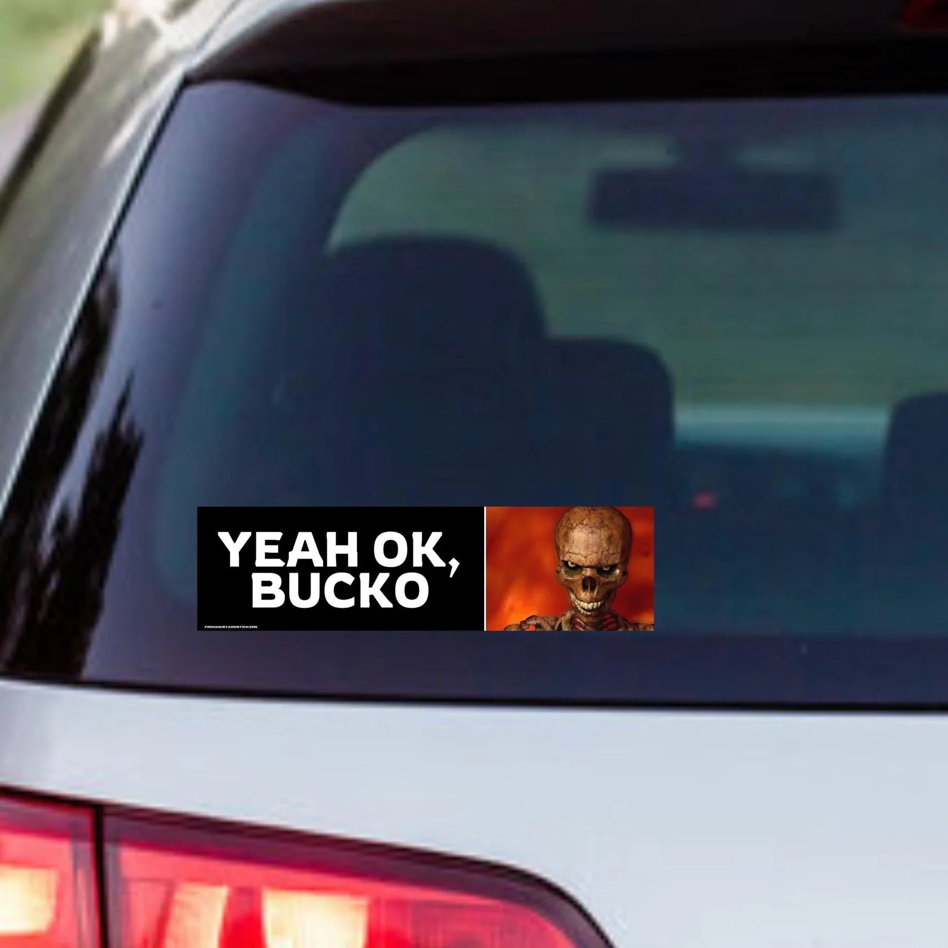 Yeah, OK Bucko