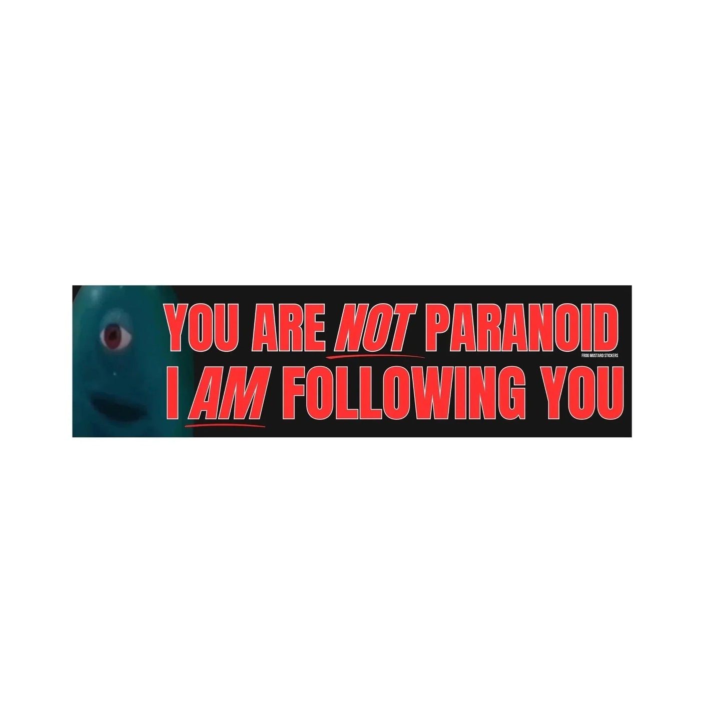 You're NOT Paranoid - I AM Following You