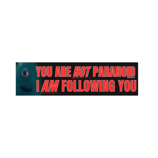 You're NOT Paranoid - I AM Following You
