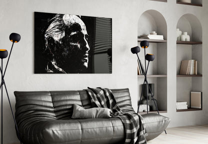 Mafia Boss  Glass Wall Art