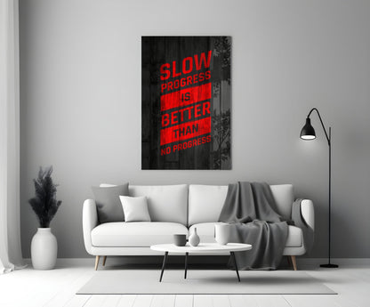 Progress Glass Wall Art