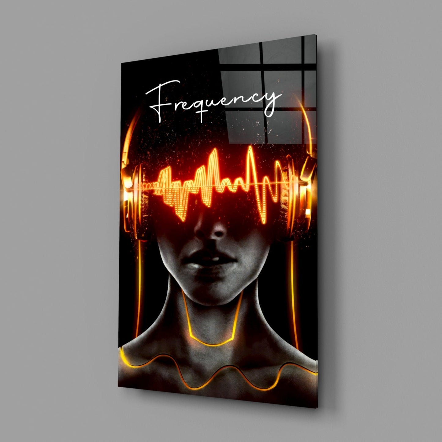 Frequency Glass Wall Art