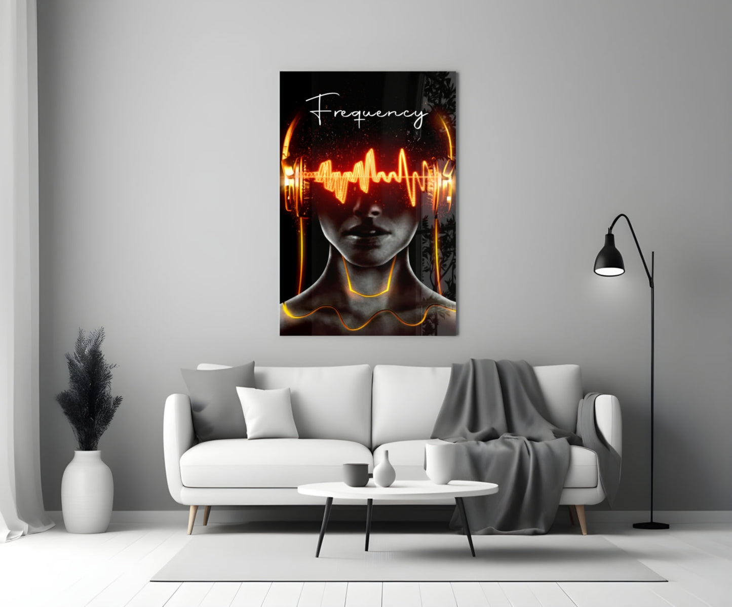 Frequency Glass Wall Art