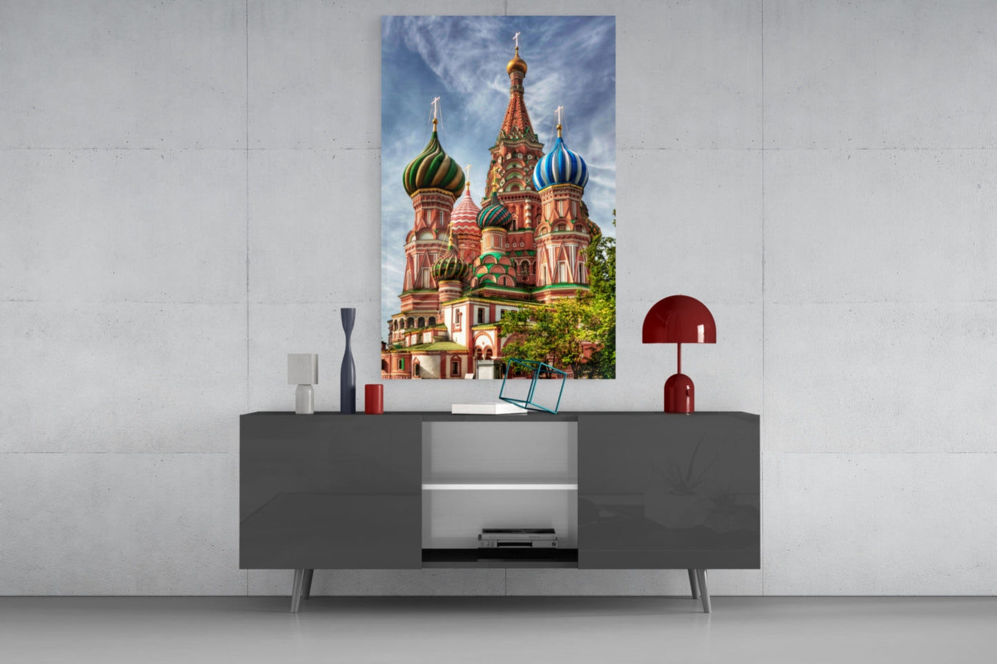 Saint Basil's Cathedral Glass Wall Art