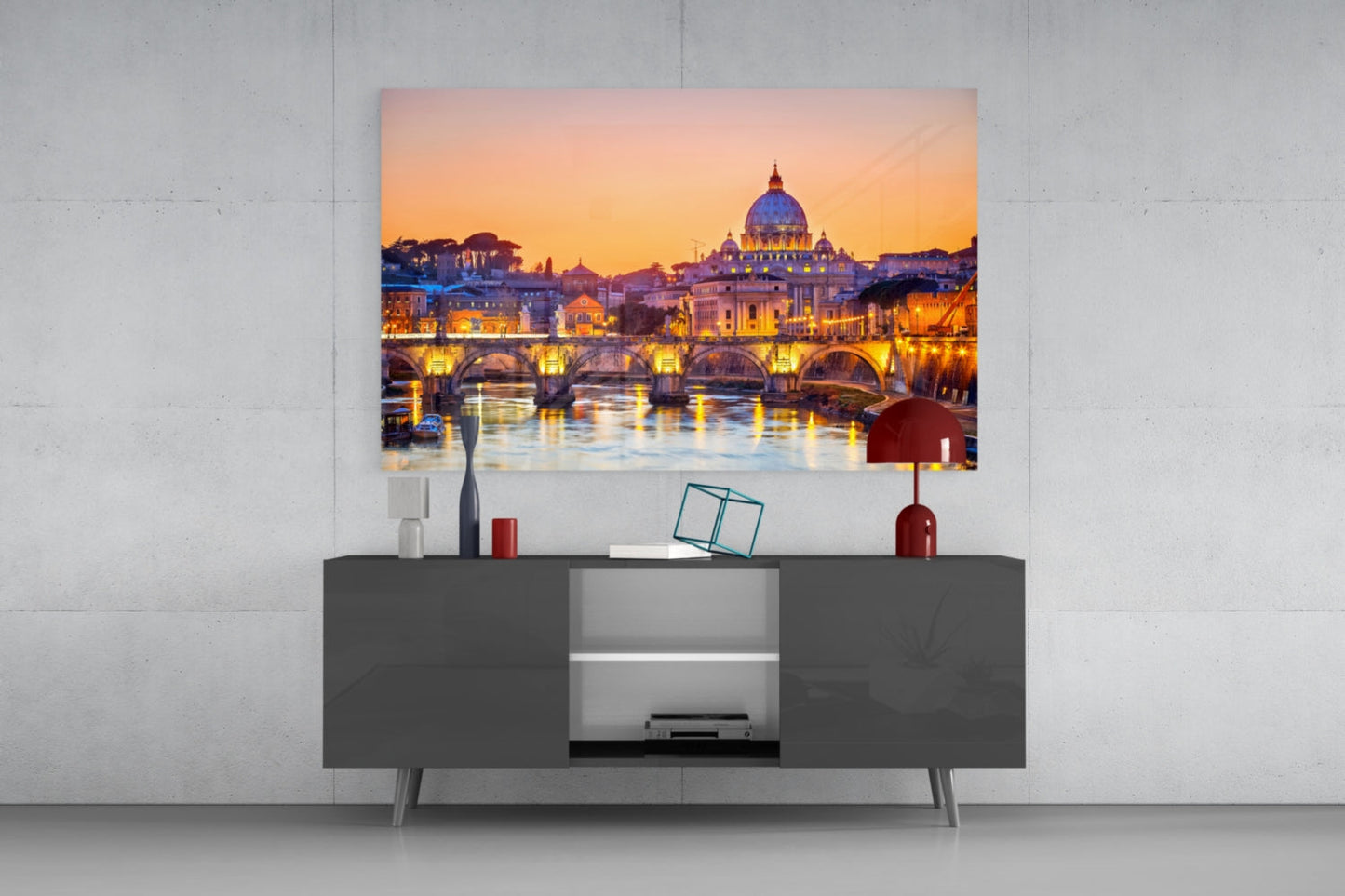 St, Peter's Basilica Glass Wall Art