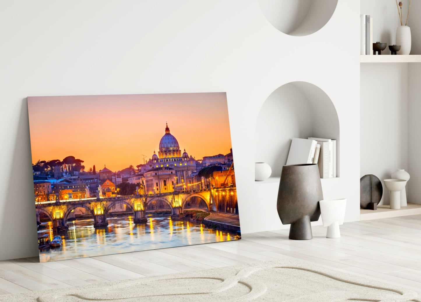 St, Peter's Basilica Glass Wall Art