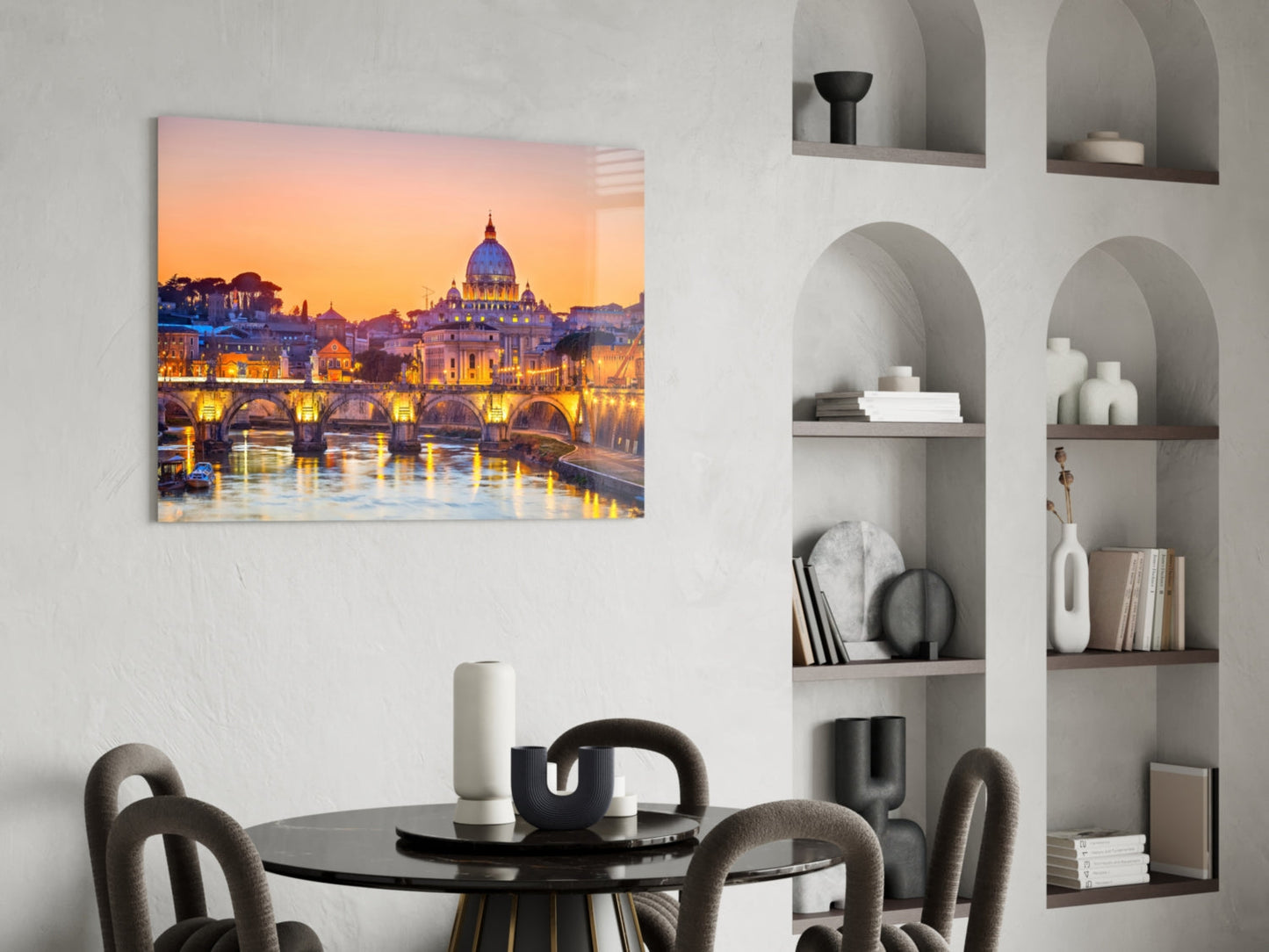 St, Peter's Basilica Glass Wall Art