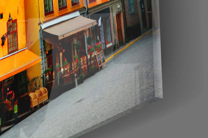 Stockholm House View Glass Wall Art