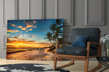 Beach Cruise Glass Wall Art