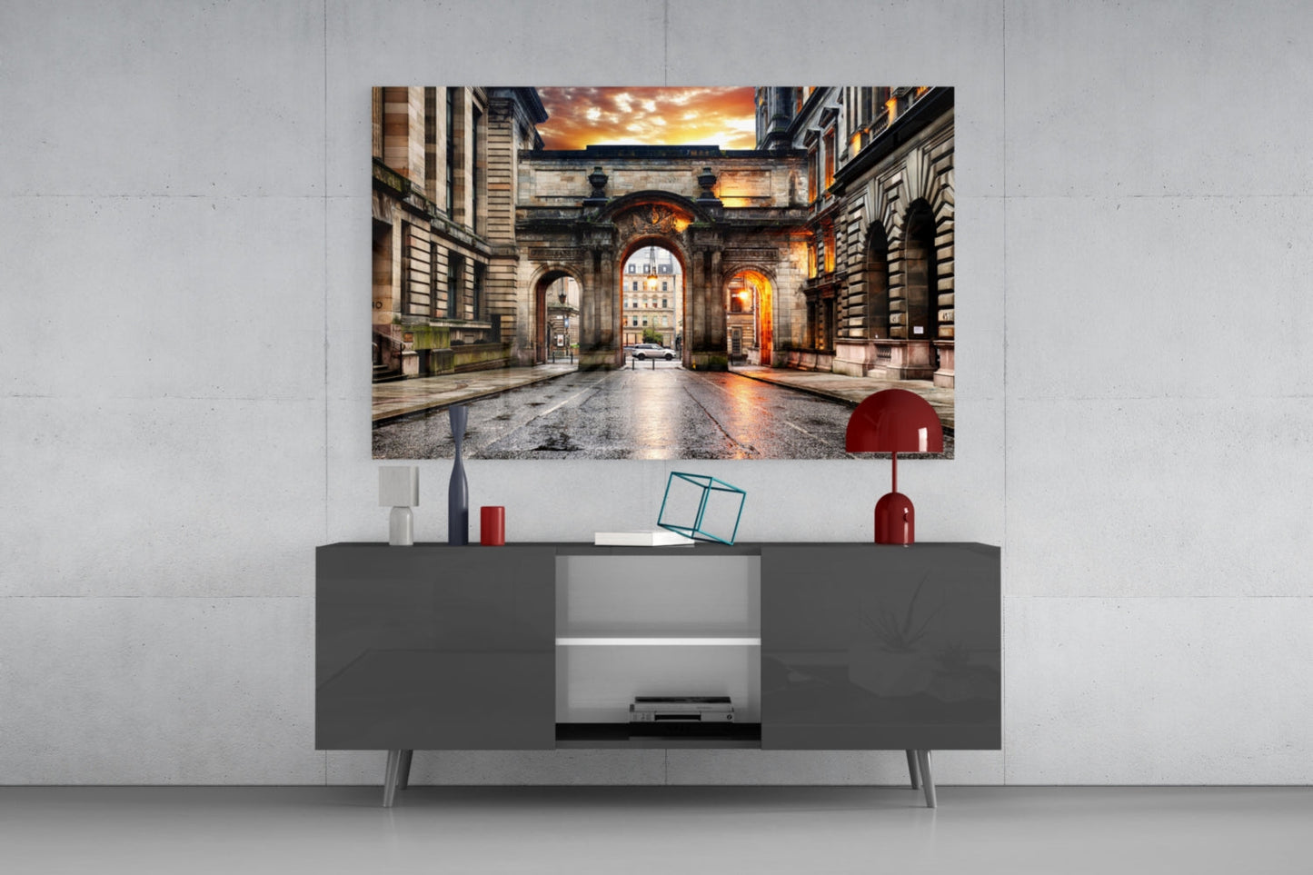 George Square Glass Wall Art