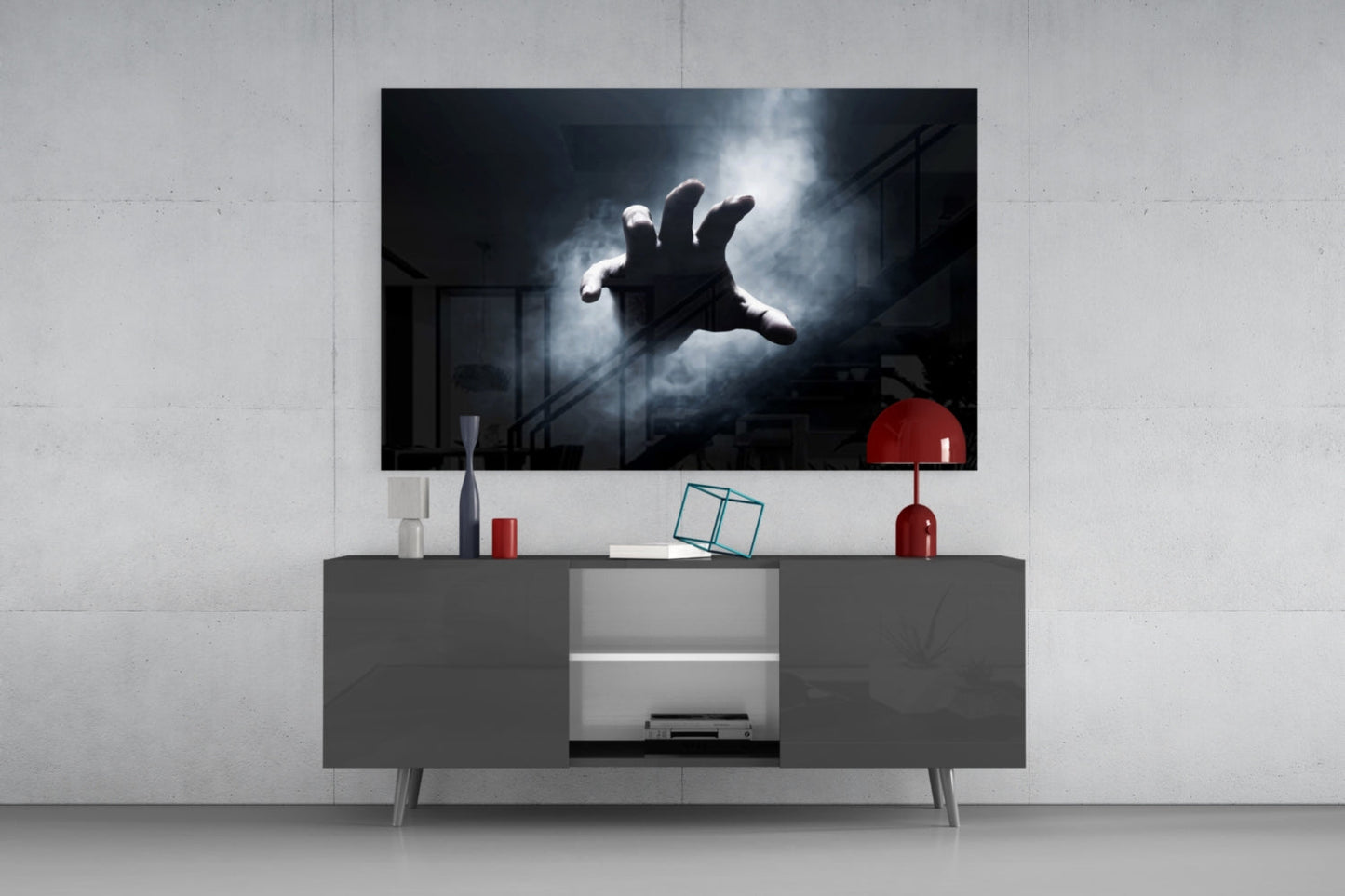 Fear Glass Wall Art