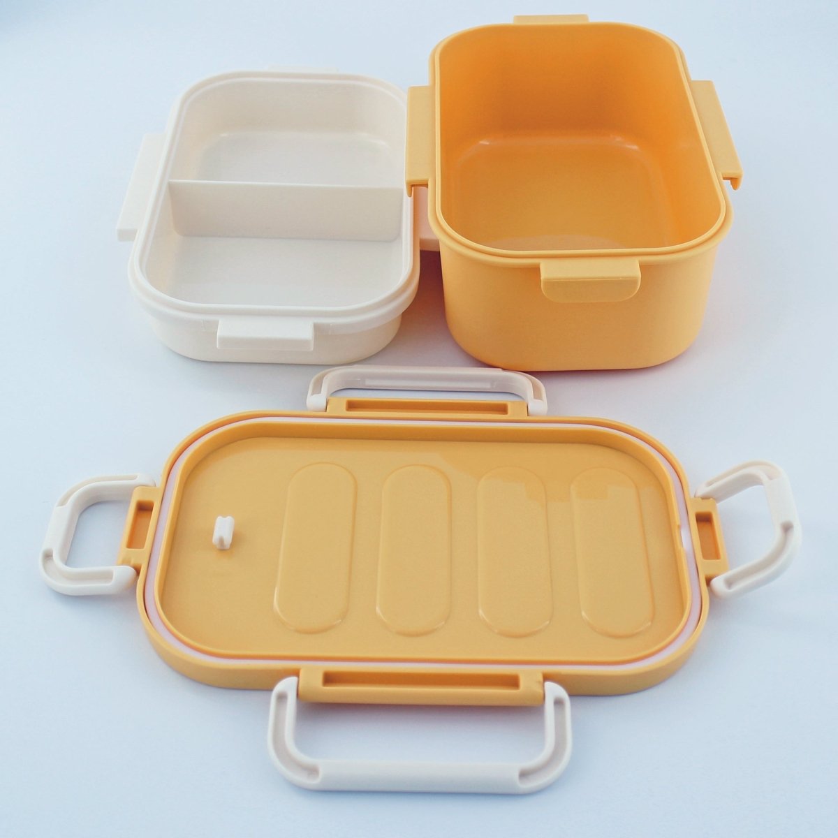 2 Layers Bento Box Lunch Container for Kids Men Women, Leakproof and Durable