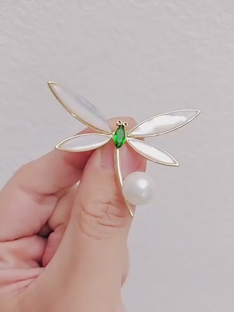 Simple Elegant Dragonfly Brooch