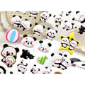 4 Packs Panda Puffy Stickers for DIY Craft Decoration