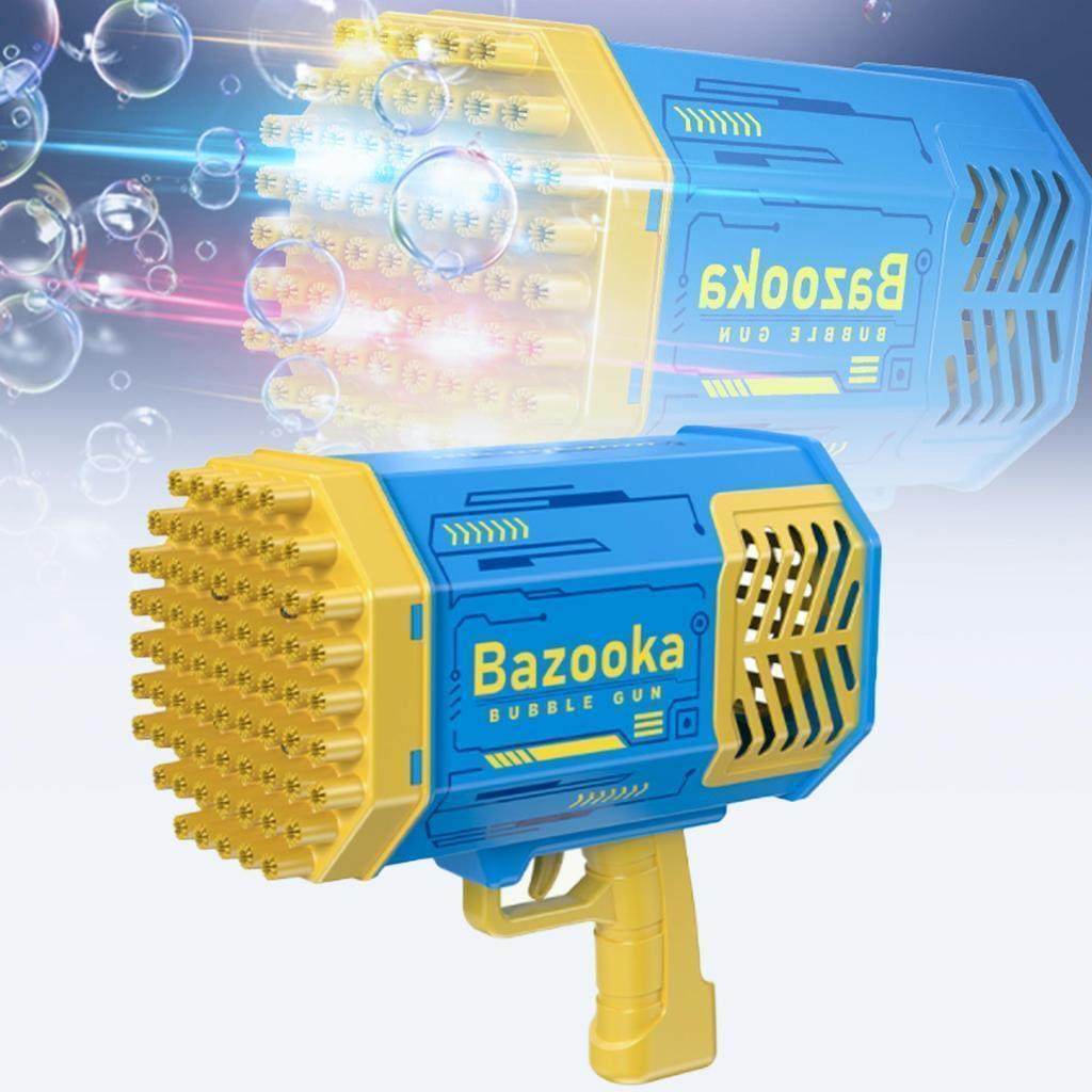 Bazooka Bubble Gun Toy 69 Holes Big Bubble Blaster Gun for Kids