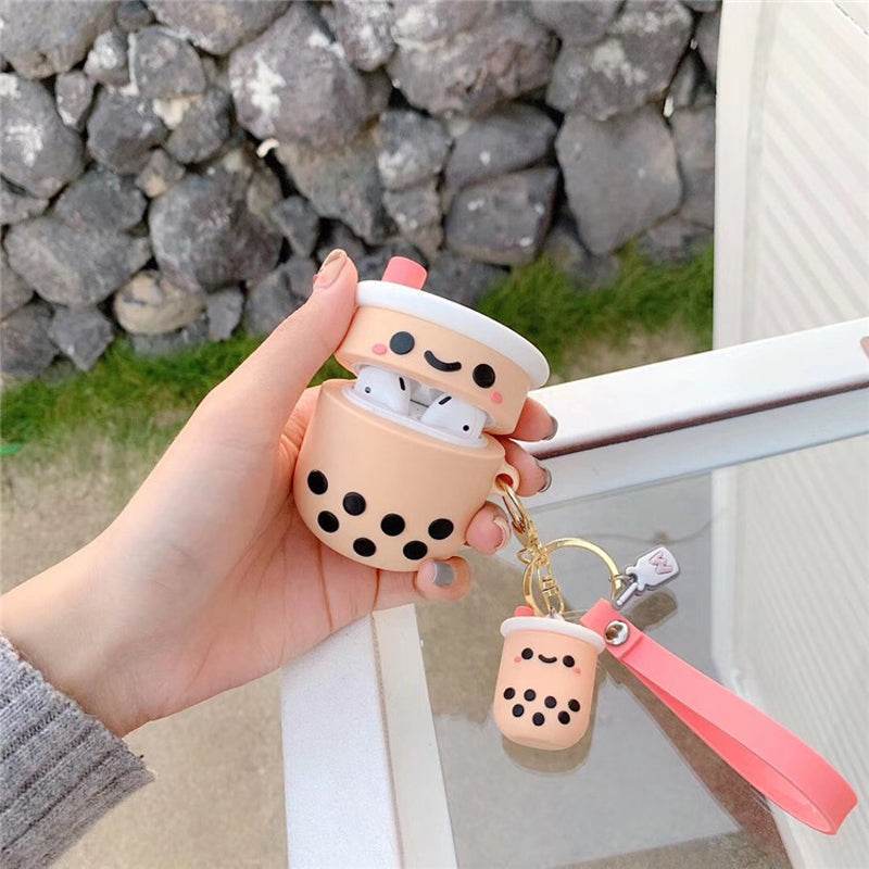 Boba Milk Tea Keyring