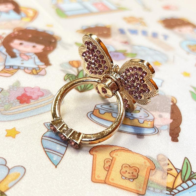 Butterfly Phone Ring Holder Fashion Butterfly