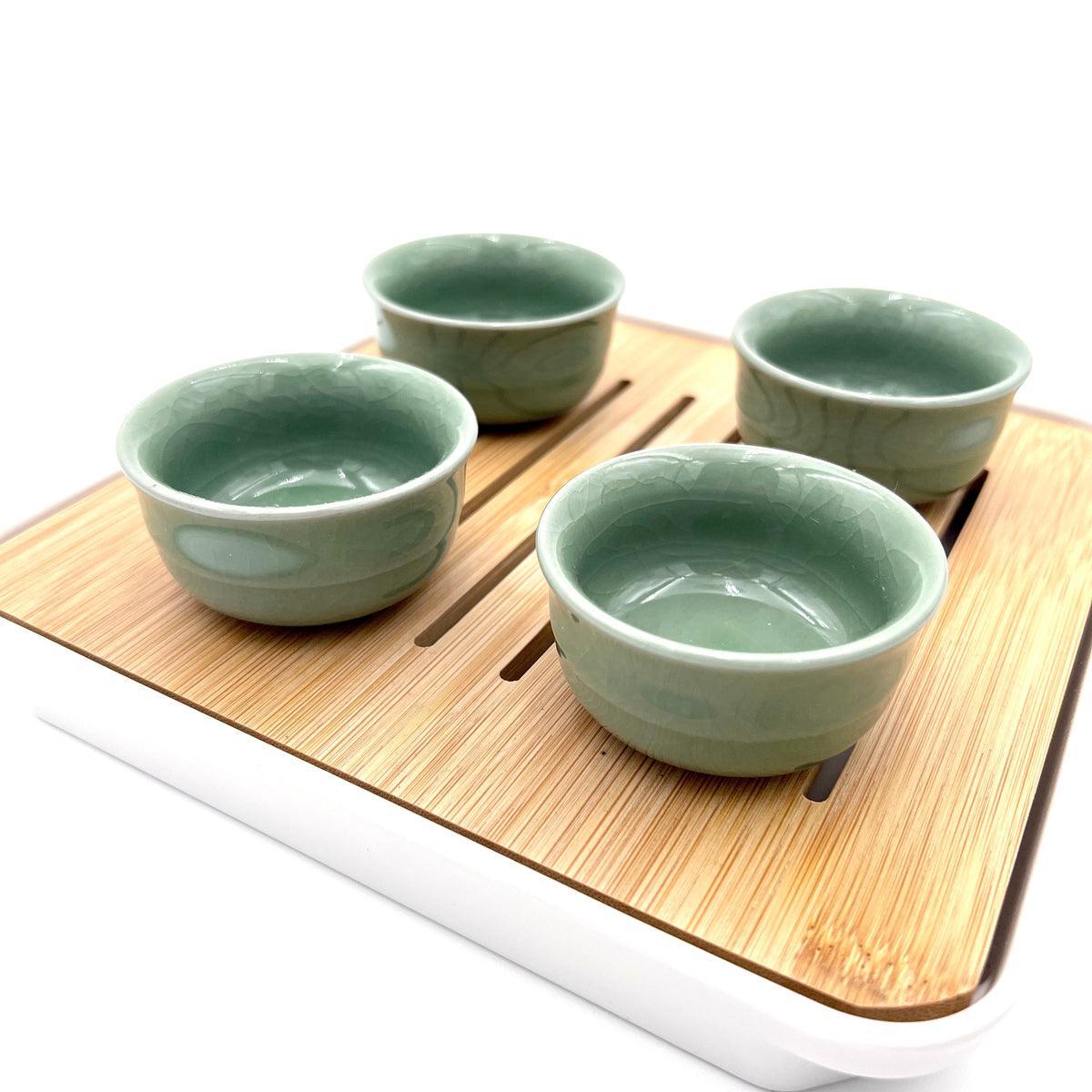 Ceramic Tea Set with Travel Case