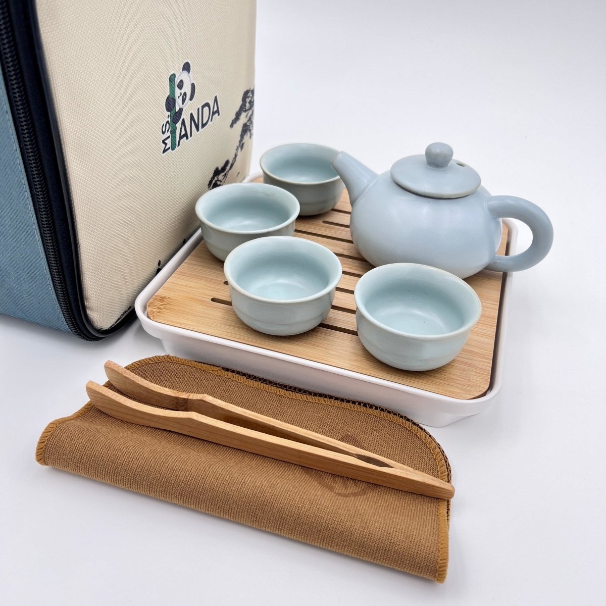 China Tea Set with Travel Case