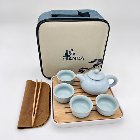 China Tea Set with Travel Case