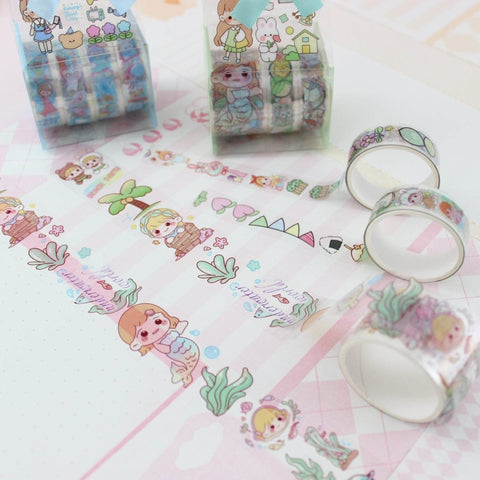 I Love Bubble Tea Washi Tape, Bubble Tea Washi Crafting Tape 