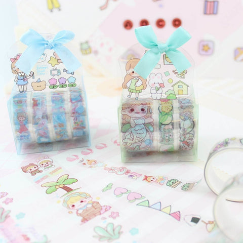 Cute Aesthetic Transparent Washi Tapes