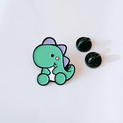 Cute Cartoon Dinosaur Pin