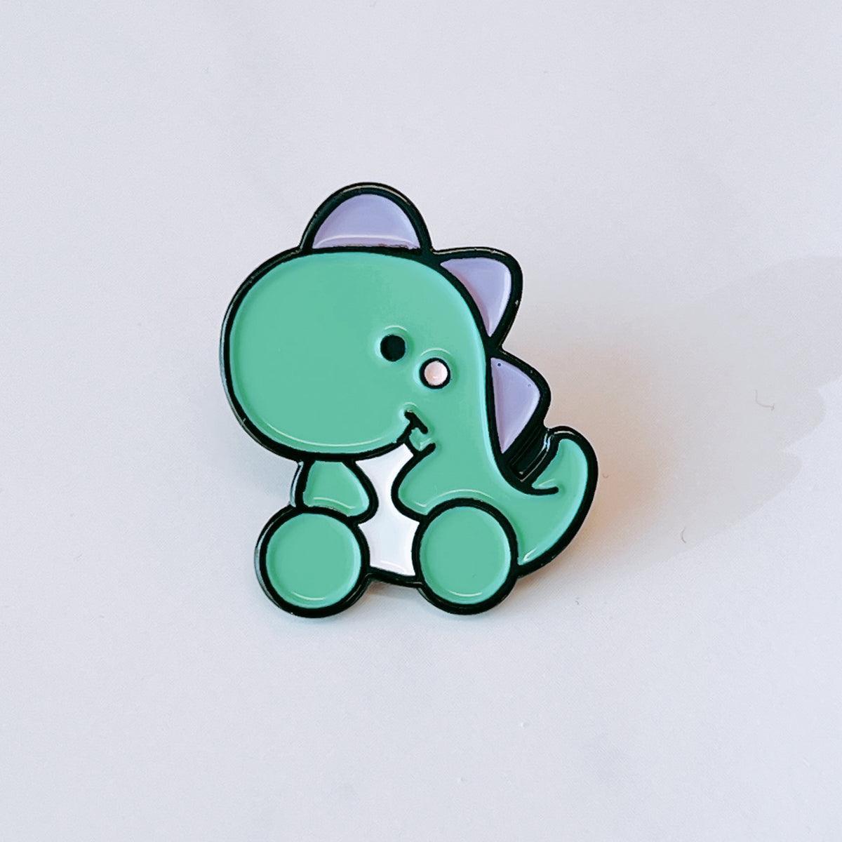 Cute Cartoon Dinosaur Pin