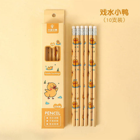 Cute Pencils HB Unsharpened Wood Material
