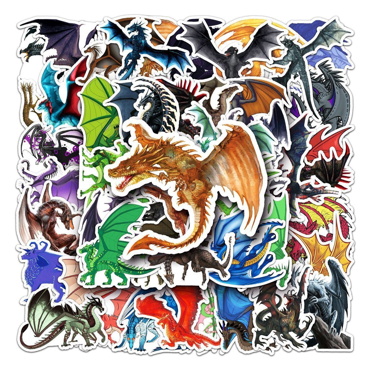 Dragon Stickers 50pcs