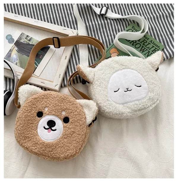 Teddy bear purse! Super cute and soft. In good... - Depop