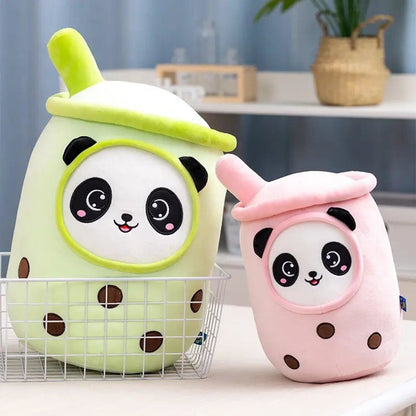 Kawaii Panda Boba Bubble Tea Plush Toy Stuffed Animal