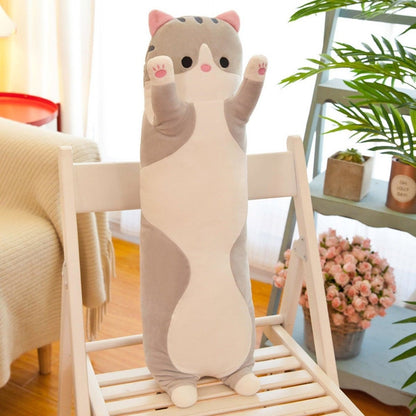 Long Cat Pillow Plush