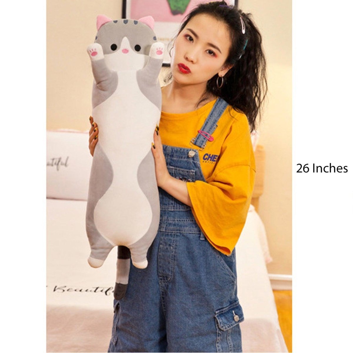 Long Cat Pillow Plush