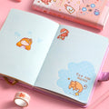 Notebooks for School Cute Cover Magnetic Closure