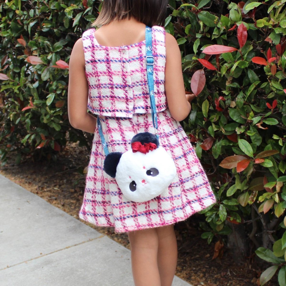 Panda Crossbody Plush Bag Purse Kawaii Cartoon Purse for Girls