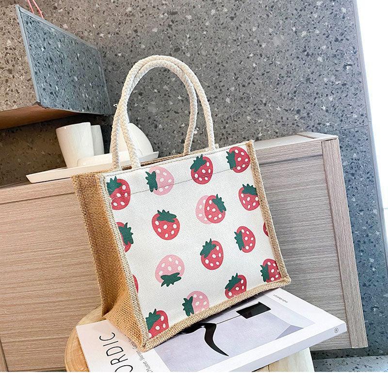 Petite Size Canvas Tote Bag Trendy Design